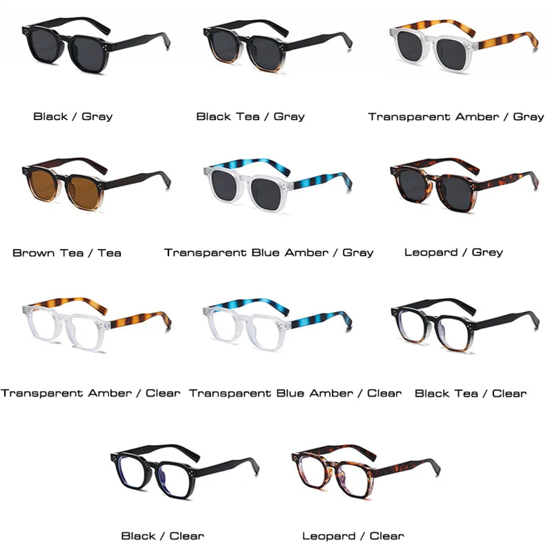 Retro Square Gradient Sunglasses