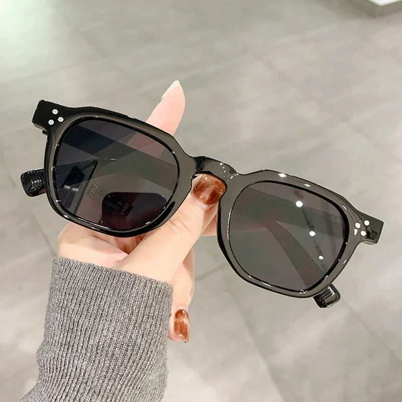Retro Square Gradient Sunglasses