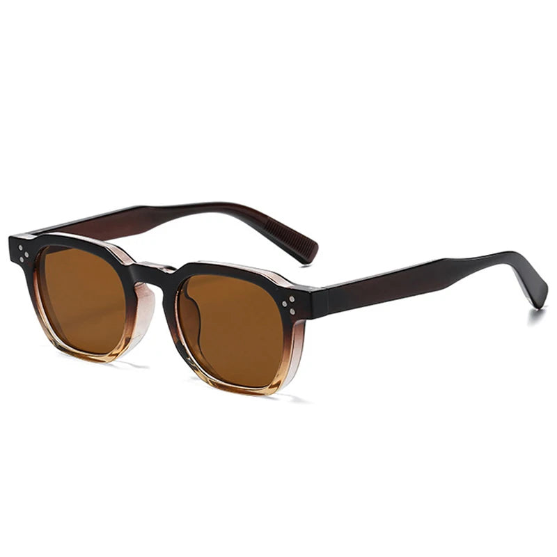 Retro Square Gradient Sunglasses